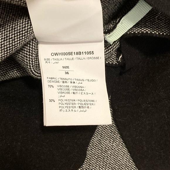 OFF-WHITE 🖤 “LITTLE BLACK DRESS” Sweater Mini Dress - Picture 15 of 16